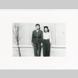 Akiji Yoshimura and Hideko Hinoki (later Yoshimura) at Amache Relocation Center (ddr-densho-1007-199)