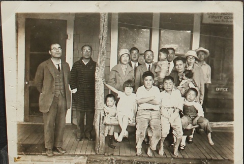 Japanese Americans at a cabin in Mosier, Oregon (ddr-densho-259-59)