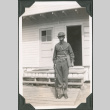 Man in uniform standing at attention with rifle (ddr-ajah-2-140)