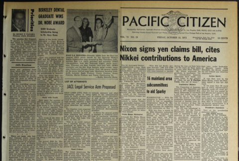 Pacific Citizen, Vol. 75, No. 15 (October 13, 1972) (ddr-pc-44-40)