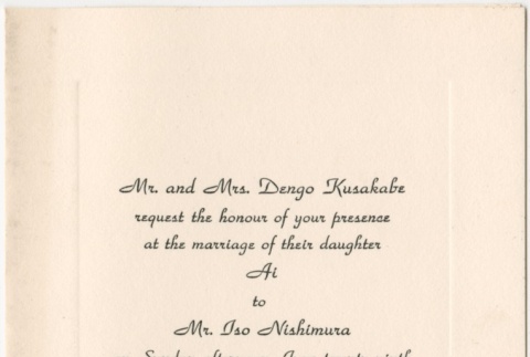 Wedding invitation (ddr-densho-328-249)