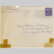 Christmas card (with envelope) to Mollie Wilson from Violet Saito (December 18, 1944) (ddr-janm-1-78)