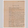 Letter to Bill Iino from Jany Lore (ddr-densho-368-782)
