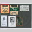 Various labels (ddr-densho-499-132)