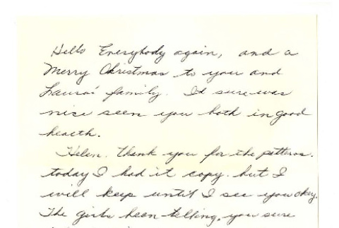 Letter from Amy [Narawaki] to Mr. and Mrs. A.W. Thomas, December 15, 1971 (ddr-csujad-4-29)