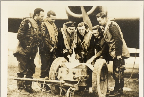 British pilots consulting a map (ddr-njpa-13-180)