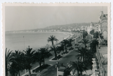 Waterfront of Nice, France (ddr-densho-368-239)