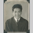 Man's graduation portrait (ddr-densho-321-117)