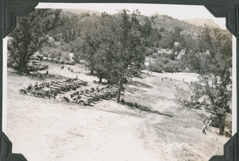 Rows of jeeps in field (ddr-ajah-2-200)