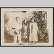 Three people outside (ddr-densho-378-592)