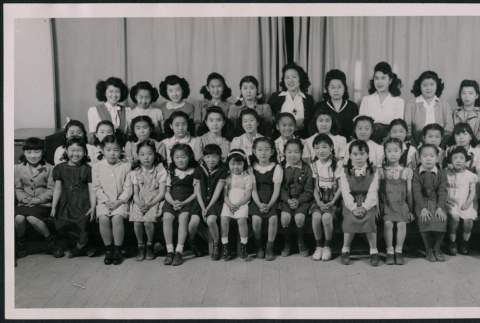 Japanese American children and school teachers (ddr-densho-362-52)