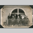 Family portrait on a balcony (ddr-densho-442-60)