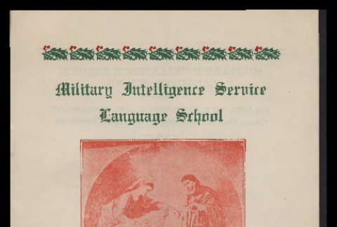 Military Intelligence Service Language School Christmas Festival Service (ddr-csujad-55-155)