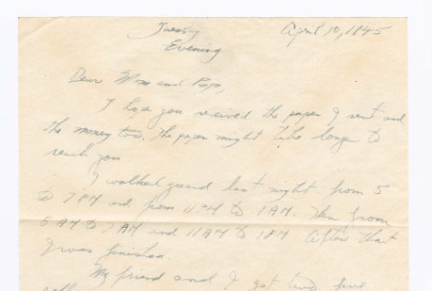 Letter from Tadashi Ishida to Mr. & Mrs. Y Ishida (ddr-densho-535-167)