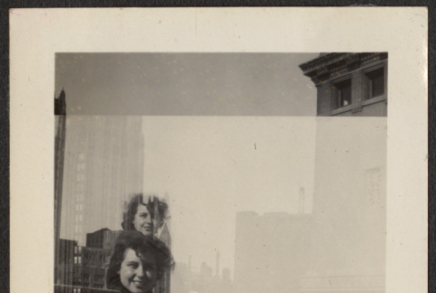 Woman on a railing (ddr-densho-433-1067)