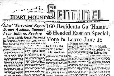 Heart Mountain Sentinel Vol. IV No. 23 (June 2, 1945) (ddr-densho-97-235)