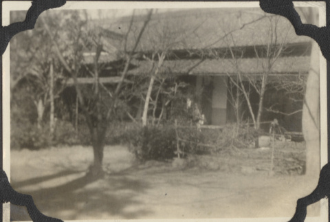 Exterior of a home in Japan (ddr-densho-432-158)