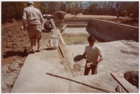 Pool under construction (ddr-densho-377-1765)