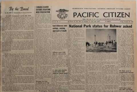 Pacific Citizen, Vol. 53, No. 17 (October 27, 1961) (ddr-pc-33-43)