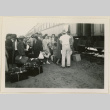 Crowd boarding a train (ddr-densho-37-912)