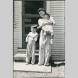 Woman and two children (ddr-densho-523-127)
