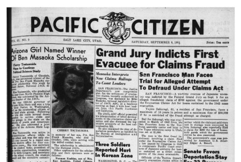 The Pacific Citizen, Vol. 33 No. 9 (September 8, 1951) (ddr-pc-23-36)