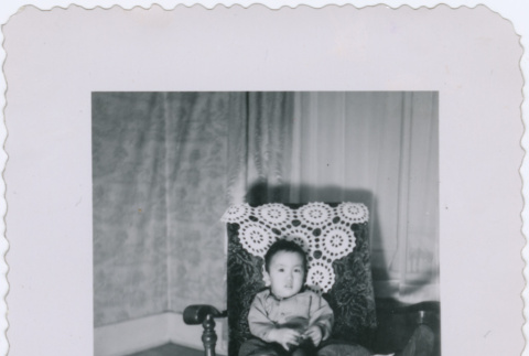 Boy in chair (ddr-densho-359-1529)
