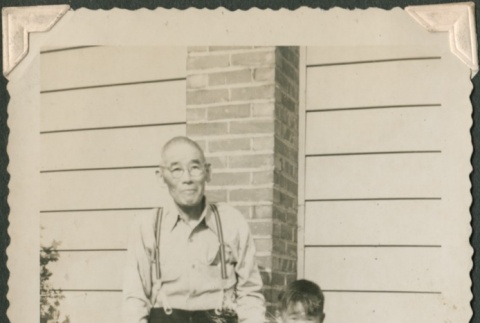 Grandfather and grandson (ddr-densho-321-1028)