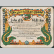 Domain of the Golden Dragon certificate for Joe Iwataki (ddr-ajah-2-749)
