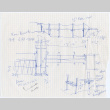 Plan for the foot bridge at the Teich project (ddr-densho-377-243)