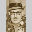 J. Walter Doyle wearing leis (ddr-njpa-2-250)