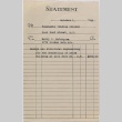 Billing statement for Design and Structural engineering for Takahashi Store at 1661 Post Street (ddr-densho-424-667)