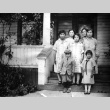 Family on front steps of their home (ddr-densho-34-154)