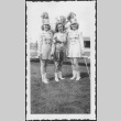 Three majorettes (ddr-densho-434-385)