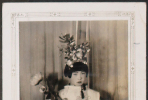 Young girl in costume (ddr-densho-493-186)