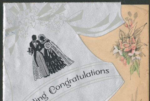 Wedding congratulations card (ddr-densho-316-147)