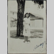 A woman standing outside (ddr-densho-321-1168)