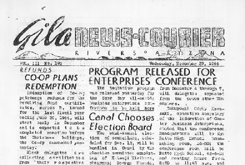 Gila News-Courier Vol. III No. 193 (November 29, 1944) (ddr-densho-141-349)