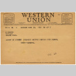 Western Union Telegram to K. Domoto from Henry Takemura (ddr-densho-329-656)