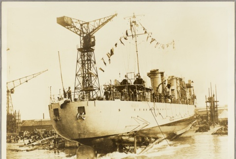 French submarine Vauquelin at a shipyard (ddr-njpa-13-652)