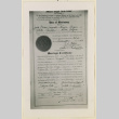 Tsujimoto and Sawada marriage license (ddr-densho-37-1130)