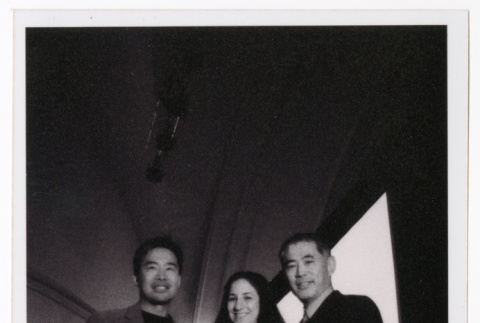 Picture of Tom Ikeda, Nadin Hamoui, and Dale Minami at Day of Remembrance (ddr-densho-506-19)