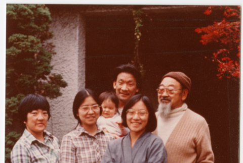 Domoto Family at Funeral (ddr-densho-329-1257)