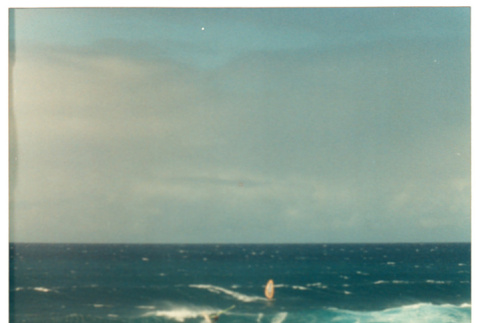 Windsurfers at Kahana Beach (ddr-densho-368-307)
