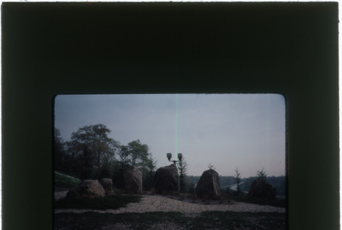 Rock sculpture at the AMF project (ddr-densho-377-941)