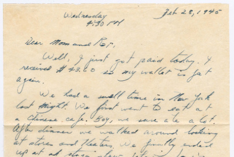 Letter from Tadashi Ishida to Mr. & Mrs. Y Ishida (ddr-densho-535-149)