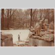 Cleaning up pool bottom (ddr-densho-377-1848)