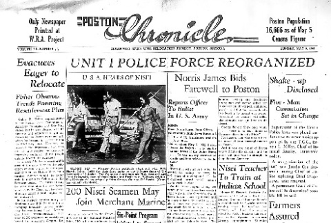 Poston Chronicle Vol. XII No. 16 (May 9, 1943) (ddr-densho-145-308)