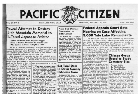 The Pacific Citizen, Vol. 28 No. 3 (January 22, 1949) (ddr-pc-21-3)