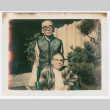 Man standing and woman in wheelchair (ddr-densho-501-43)